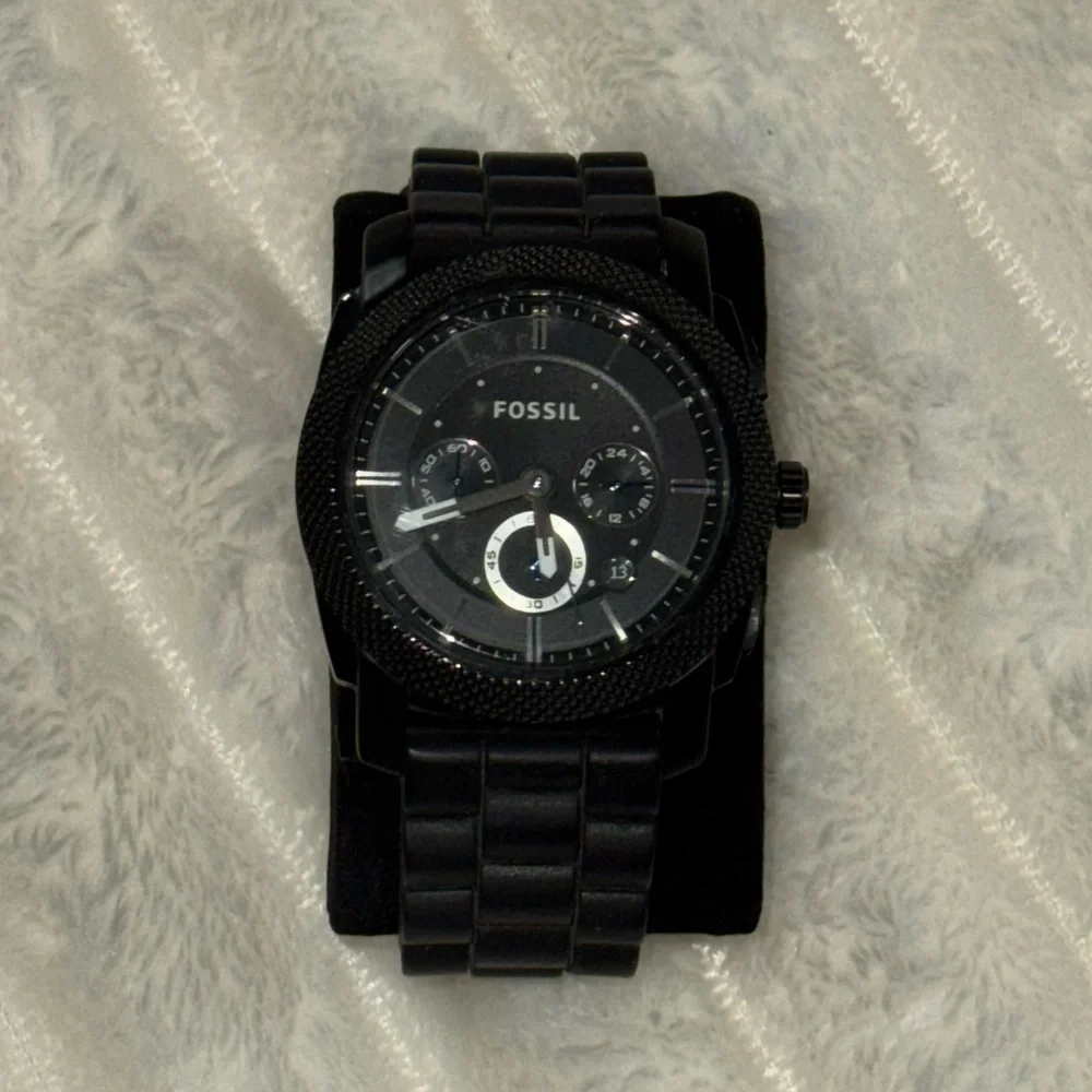 Fossil Black Chronograph Watch